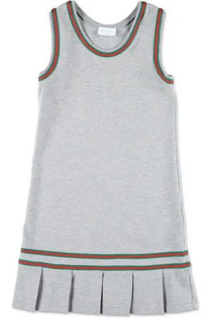 Gucci Vestido con tribanda Web