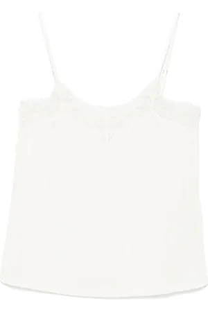 Samsøe Samsøe Slip top con detalle de encaje
