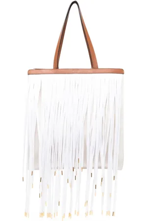Moschino Bolso shopper con flecos