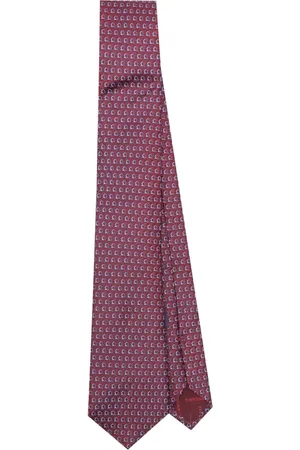 Salvatore Ferragamo Corbata con motivo Gancini