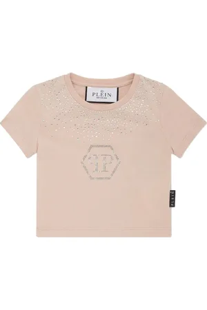Philipp Plein Camiseta corta Strass Hexagon