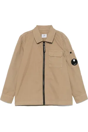 C.P. Company Sobrecamisa con parche del logo