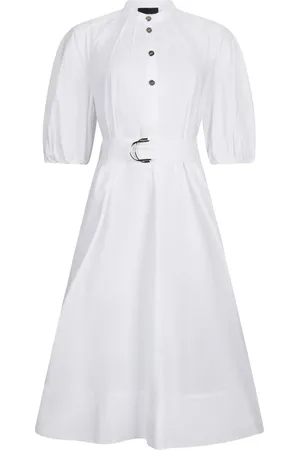 Liu Jo Vestido de manga farol con cinturón