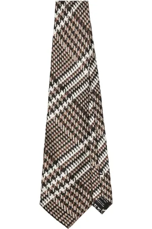 Tom Ford Corbata con motivo de espiga