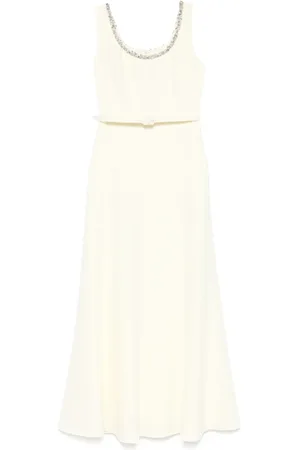 Roland Mouret Vestido corto con detalle de capa y apliques
