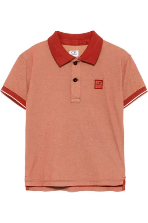 C.P. Company Polo con parche del logo