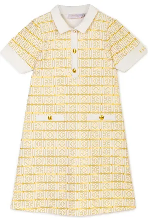Escada Vestido con logo estampado