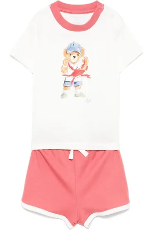Ralph Lauren Set de pantalones cortos de algodón Polo Bear