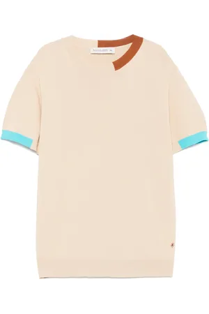 Manuel Ritz Camiseta con diseño colour block