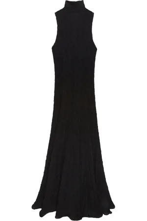 Msgm Vestido largo con efecto arrugado