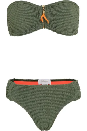 Brigitte Bikini de tejido seersucker