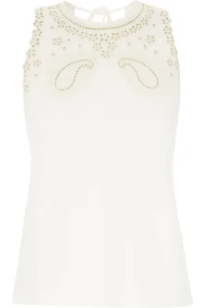 Paul Smith Top sin mangas con encaje