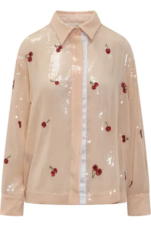 Des Phemmes Camisa con lentejuelas