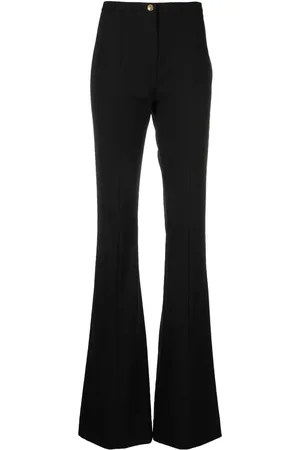 Patou Pantalones de talle medio acampanados
