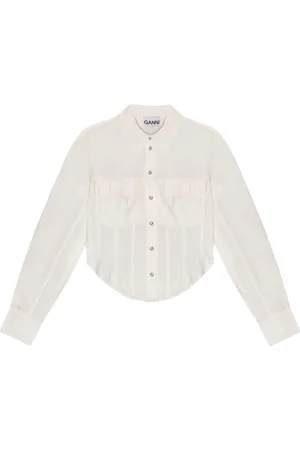 Ganni Camisa con ballenas
