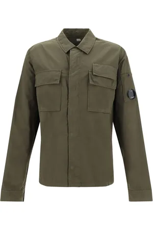 C.P. Company Camisa con aplique Lens