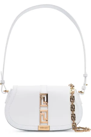 VERSACE Bolso de hombro con placa greca