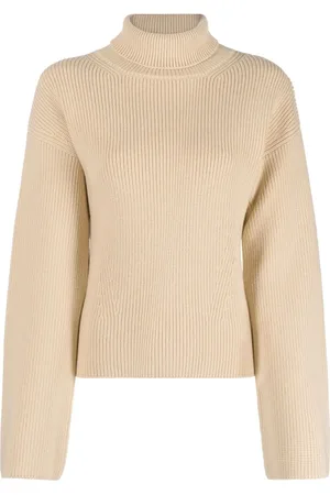 Patou Jersey de canalé con cuello alto