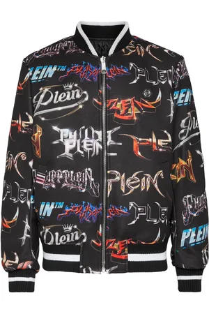 Philipp Plein Chaqueta bomber Lettering reversible