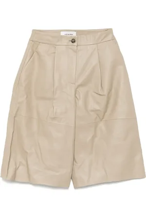 YVES SALOMON Pantalones cortos de piel
