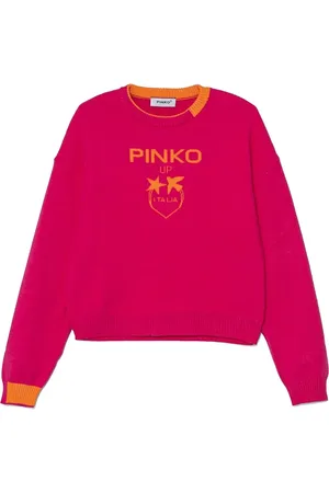 Pinko Jersey con logo en intarsia