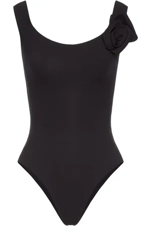VALENTINO GARAVANI Bañador con aplique de rosa