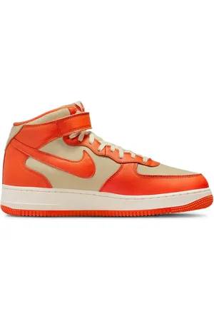 Nike Zapatillas Air Force 1 Mid Team Gold/Coconut Milk/Safety Orange