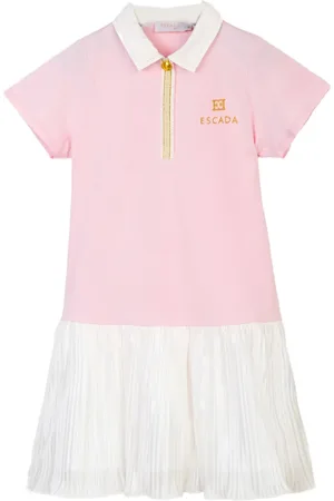 Escada Vestido con logo bordado