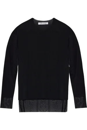 Comme des Garçons Blusa semitranslúcida