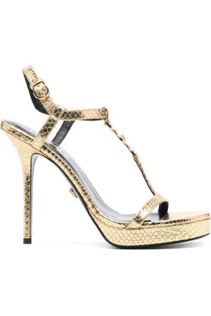 VERSACE Sandalias Medusa con tacón de 115mm