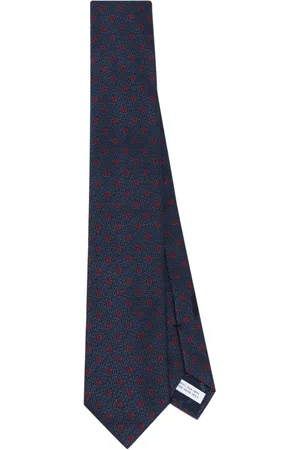 Salvatore Ferragamo Corbata Gancini en jacquard