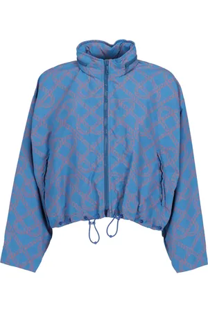 Hermès Chaqueta de chándal con cuerda estampada 2000