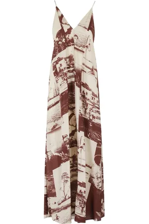 ALYSI Vestido con fotografía estampada