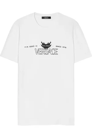 VERSACE Camiseta con logo estampado