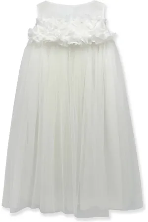 LA STUPENDERIA Vestido con apliques florales