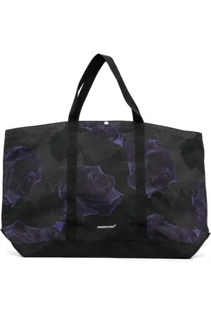 UNDERCOVER Bolso shopper con rosa estampada