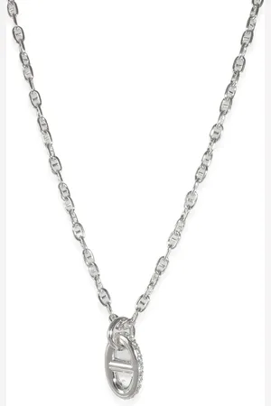 Hermès Collar Farandole en oro blanco de 18 ct con diamantes