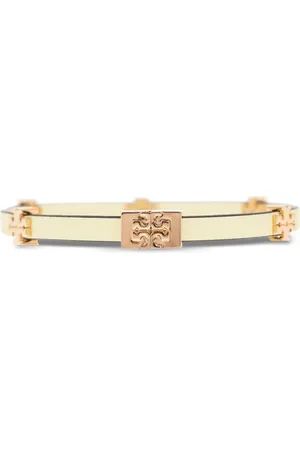 Tory Burch Pulsera con placa del logo