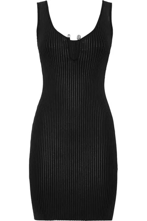 Philipp Plein Vestido corto de canalé