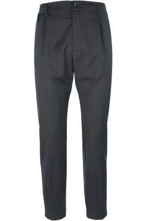 CRUNA Pantalones rectos con pinzas