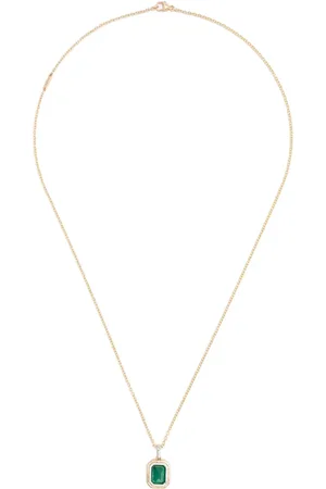 MAOR Collar Equinox en oro amarillo de 18 ct con peridoto