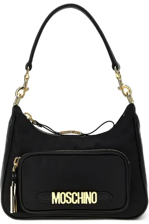 Moschino Bolso de hombro con placa del logo