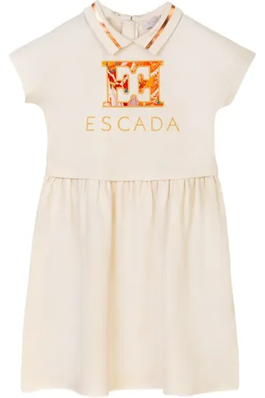 Escada Vestido con logo bordado