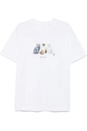 Givenchy Camiseta con gatos estampados
