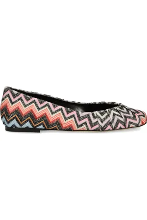 Missoni Zapatos planos con motivo en zigzag