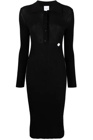 Patou Vestido de punto con logo bordado