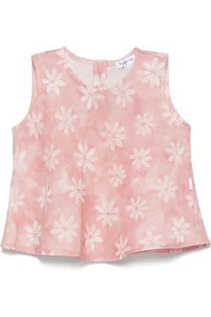 Il gufo Top con motivo floral