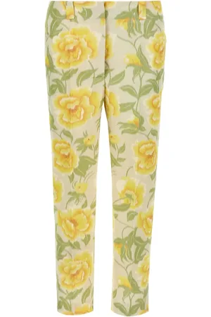 Kenzo Pantalones con estampado Peonies