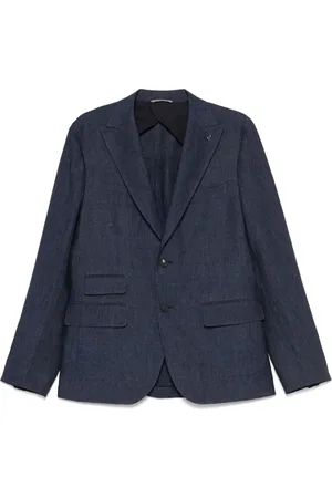 PESERICO SIGN Blazer de lino con botones