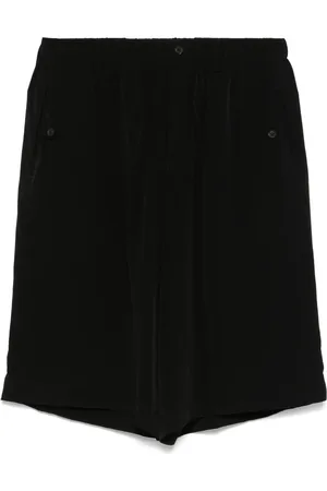 YOHJI YAMAMOTO Bermudas con lengüetas decorativas